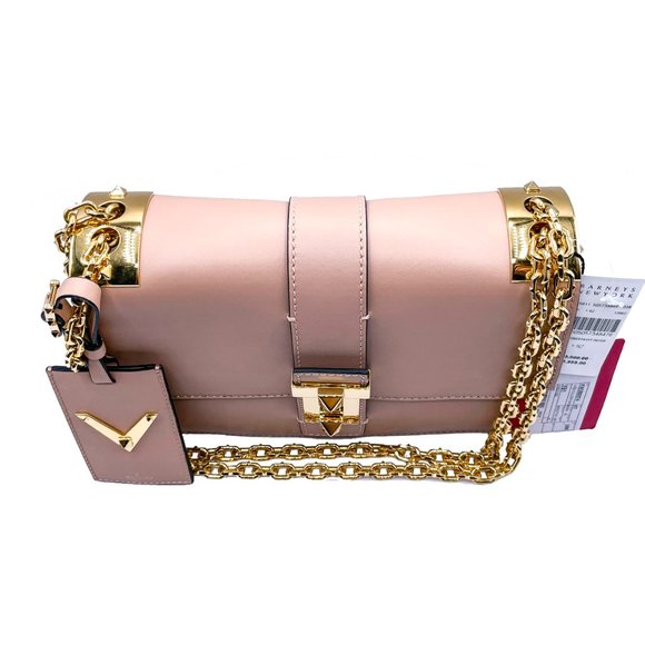 Brand New Classic B-Rockstud Flap Chain Leather Large Crossbody Shoulder Bag - Picture 4 of 12